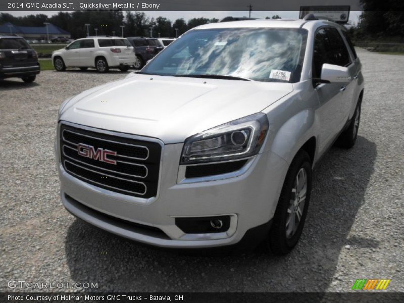 Quicksilver Metallic / Ebony 2014 GMC Acadia SLT