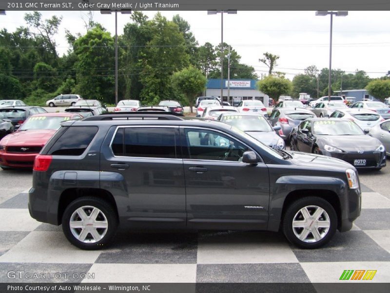 Cyber Gray Metallic / Light Titanium 2011 GMC Terrain SLT