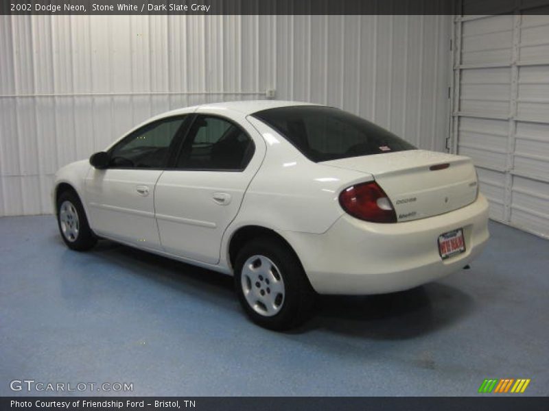 Stone White / Dark Slate Gray 2002 Dodge Neon