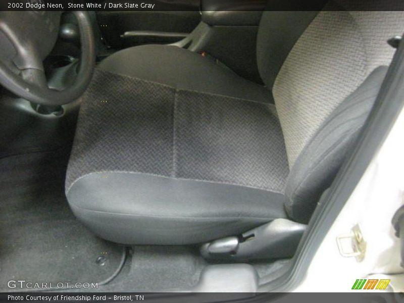 Stone White / Dark Slate Gray 2002 Dodge Neon