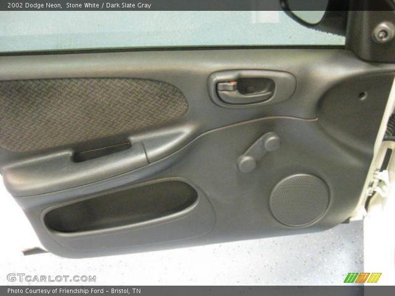 Stone White / Dark Slate Gray 2002 Dodge Neon