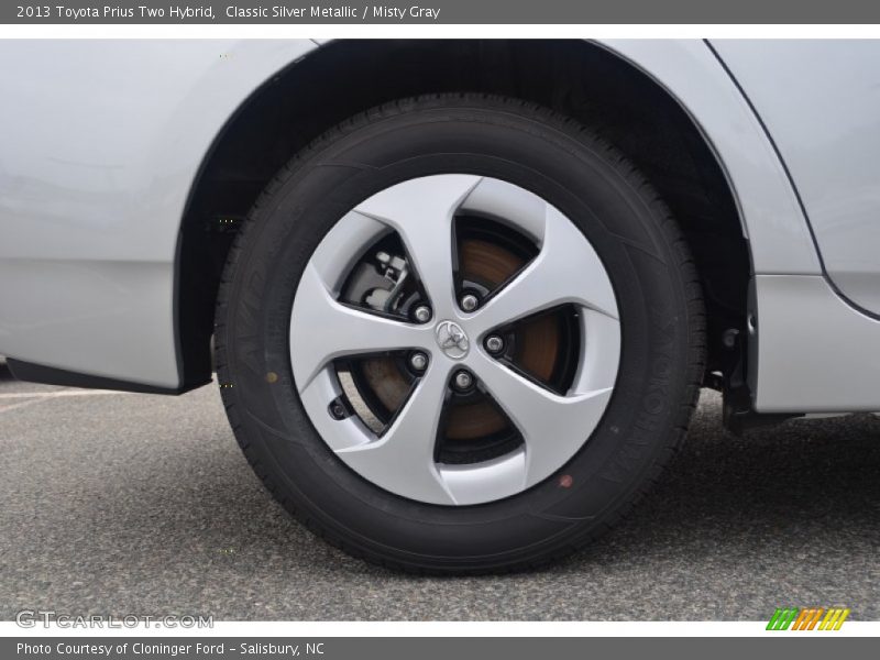 Classic Silver Metallic / Misty Gray 2013 Toyota Prius Two Hybrid