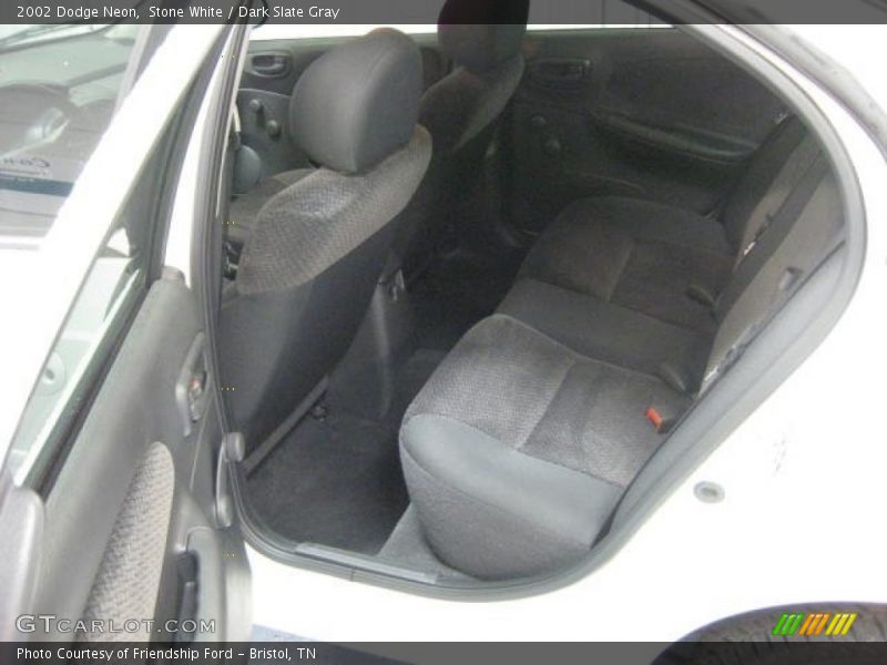 Stone White / Dark Slate Gray 2002 Dodge Neon