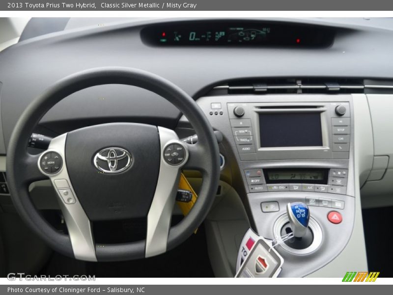 Classic Silver Metallic / Misty Gray 2013 Toyota Prius Two Hybrid