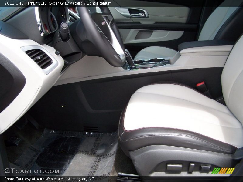 Cyber Gray Metallic / Light Titanium 2011 GMC Terrain SLT