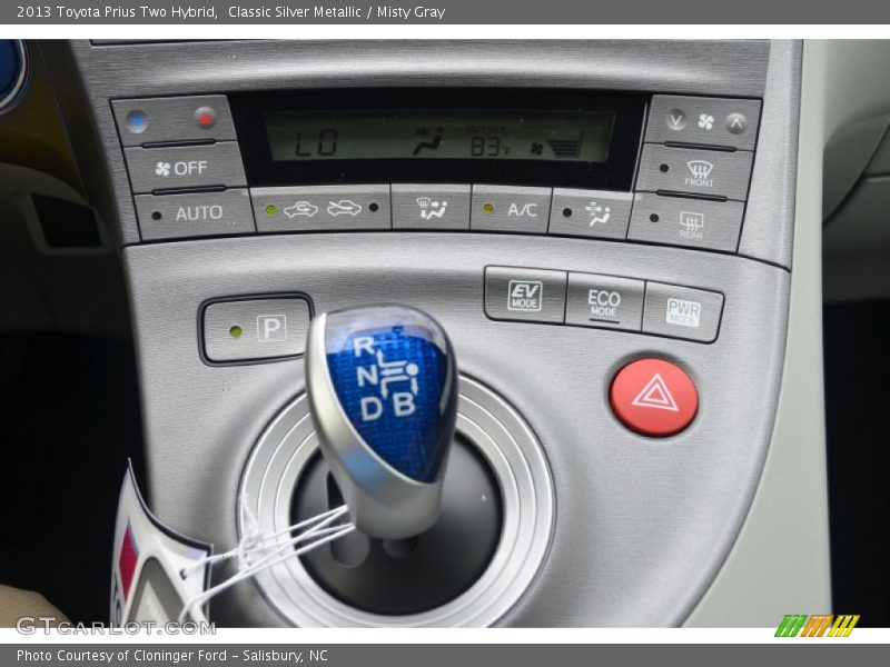 Classic Silver Metallic / Misty Gray 2013 Toyota Prius Two Hybrid