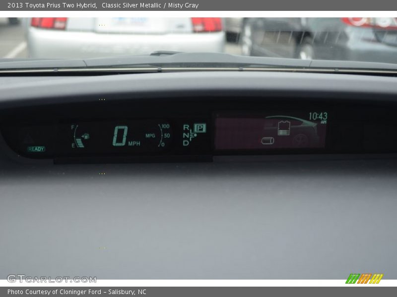 Classic Silver Metallic / Misty Gray 2013 Toyota Prius Two Hybrid