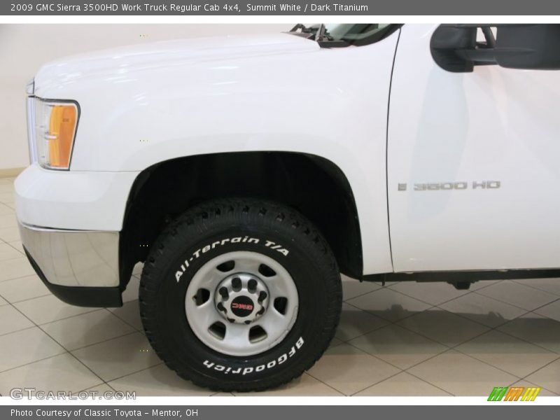  2009 Sierra 3500HD Work Truck Regular Cab 4x4 Wheel