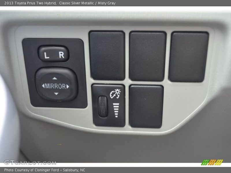 Classic Silver Metallic / Misty Gray 2013 Toyota Prius Two Hybrid