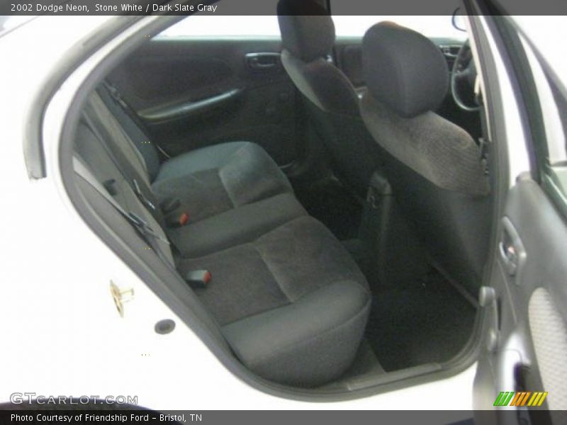 Stone White / Dark Slate Gray 2002 Dodge Neon