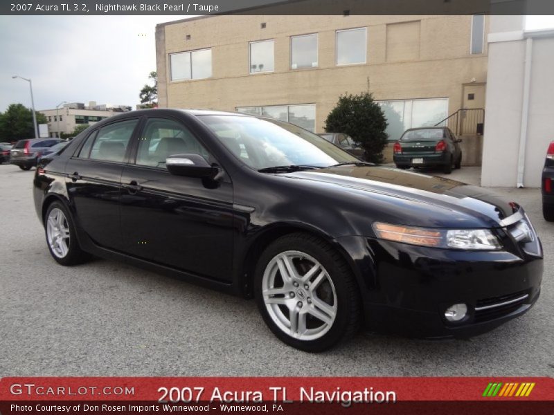 Nighthawk Black Pearl / Taupe 2007 Acura TL 3.2