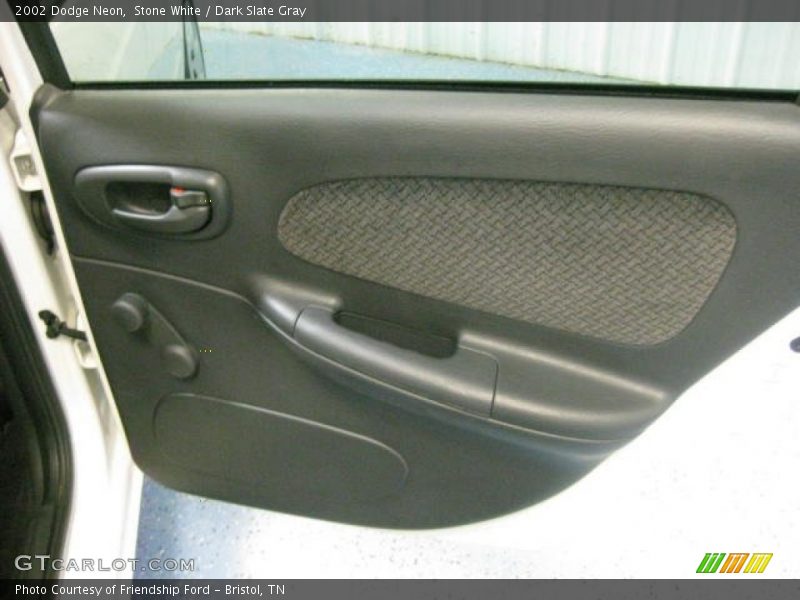 Stone White / Dark Slate Gray 2002 Dodge Neon