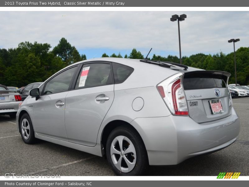 Classic Silver Metallic / Misty Gray 2013 Toyota Prius Two Hybrid
