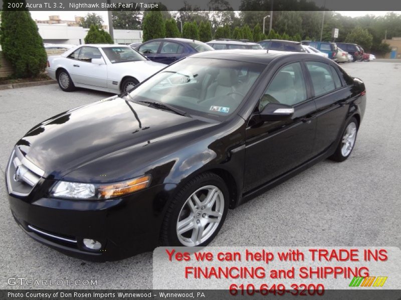 Nighthawk Black Pearl / Taupe 2007 Acura TL 3.2