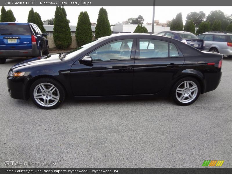 Nighthawk Black Pearl / Taupe 2007 Acura TL 3.2