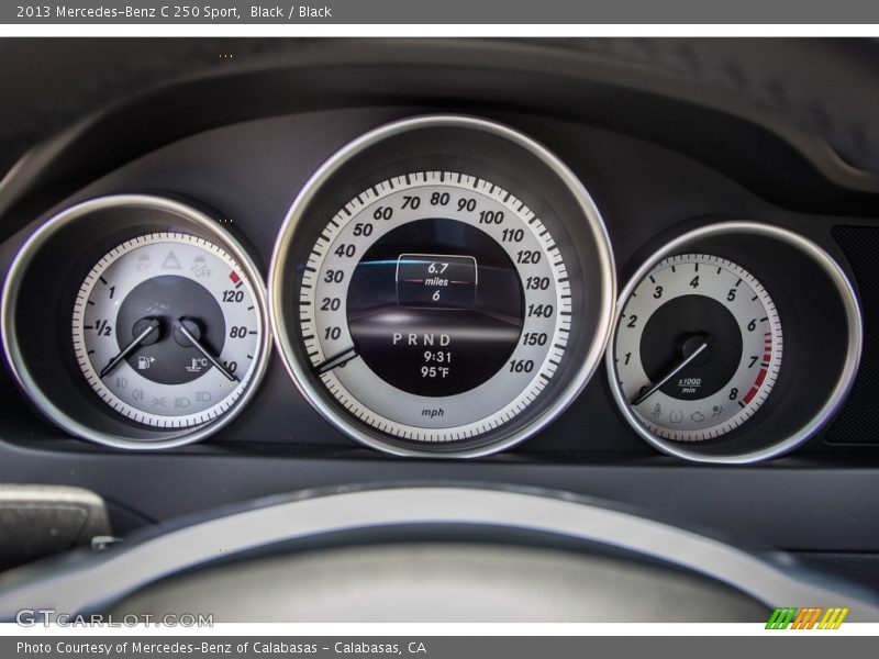 Black / Black 2013 Mercedes-Benz C 250 Sport