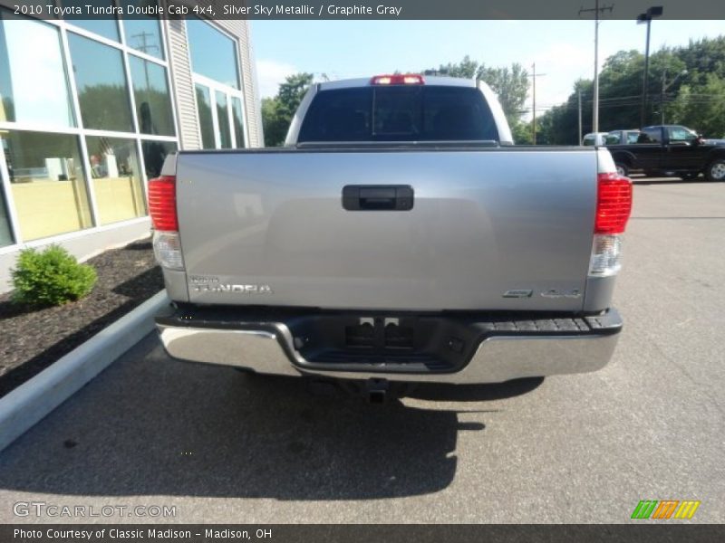 Silver Sky Metallic / Graphite Gray 2010 Toyota Tundra Double Cab 4x4