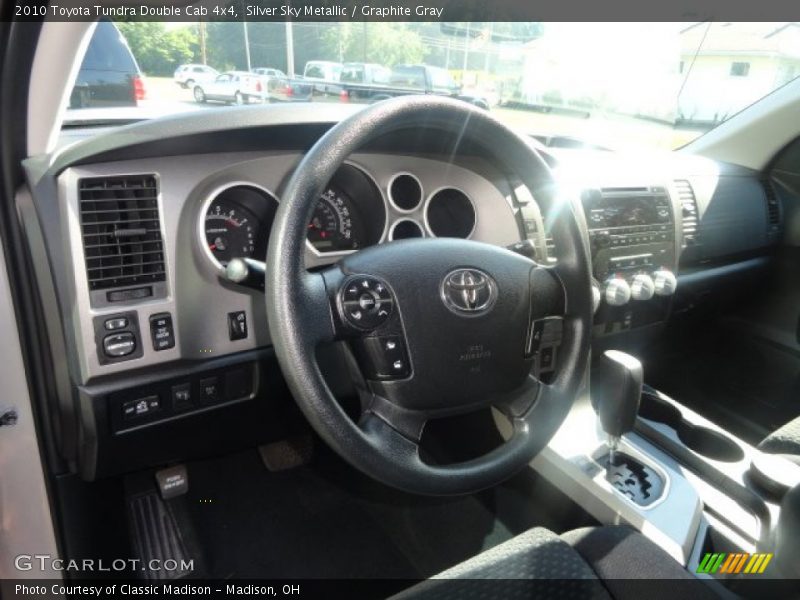 Silver Sky Metallic / Graphite Gray 2010 Toyota Tundra Double Cab 4x4