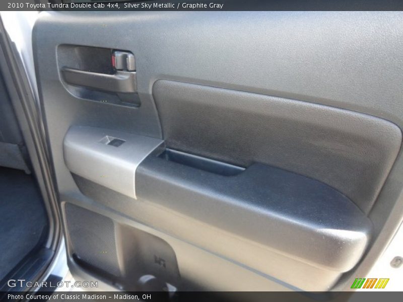 Silver Sky Metallic / Graphite Gray 2010 Toyota Tundra Double Cab 4x4