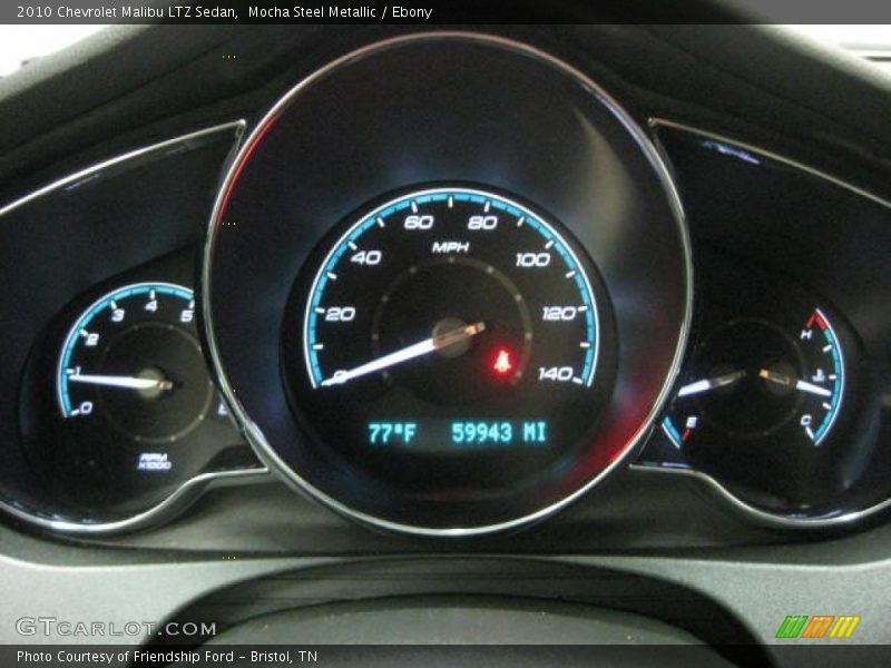 Mocha Steel Metallic / Ebony 2010 Chevrolet Malibu LTZ Sedan