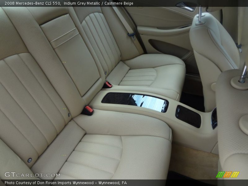 Indium Grey Metallic / Cashmere Beige 2008 Mercedes-Benz CLS 550