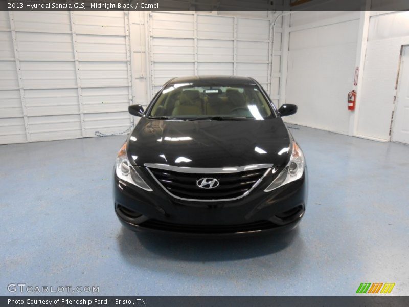 Midnight Black / Camel 2013 Hyundai Sonata GLS