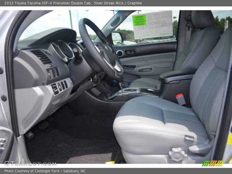  2013 Tacoma XSP-X Prerunner Double Cab Graphite Interior