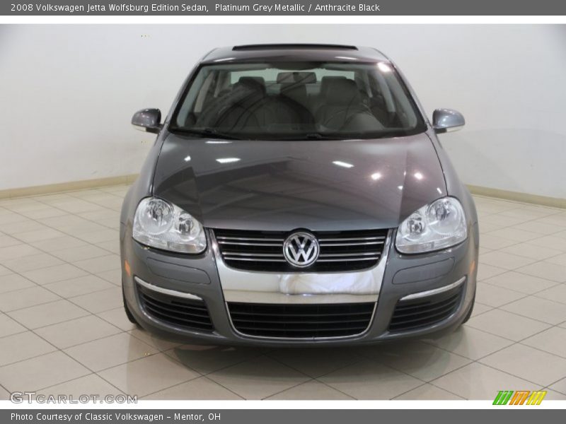 Platinum Grey Metallic / Anthracite Black 2008 Volkswagen Jetta Wolfsburg Edition Sedan