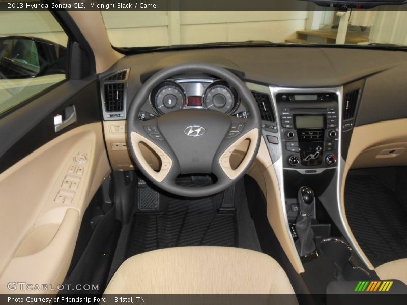 Midnight Black / Camel 2013 Hyundai Sonata GLS
