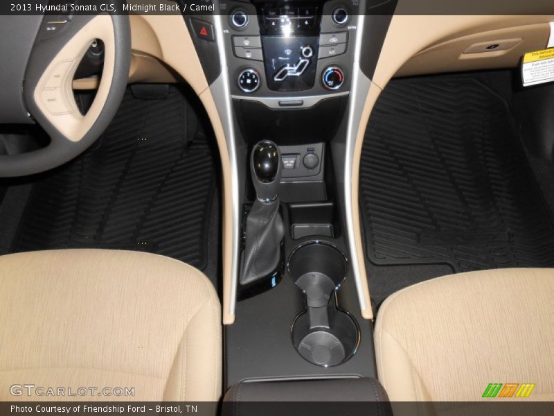 Midnight Black / Camel 2013 Hyundai Sonata GLS
