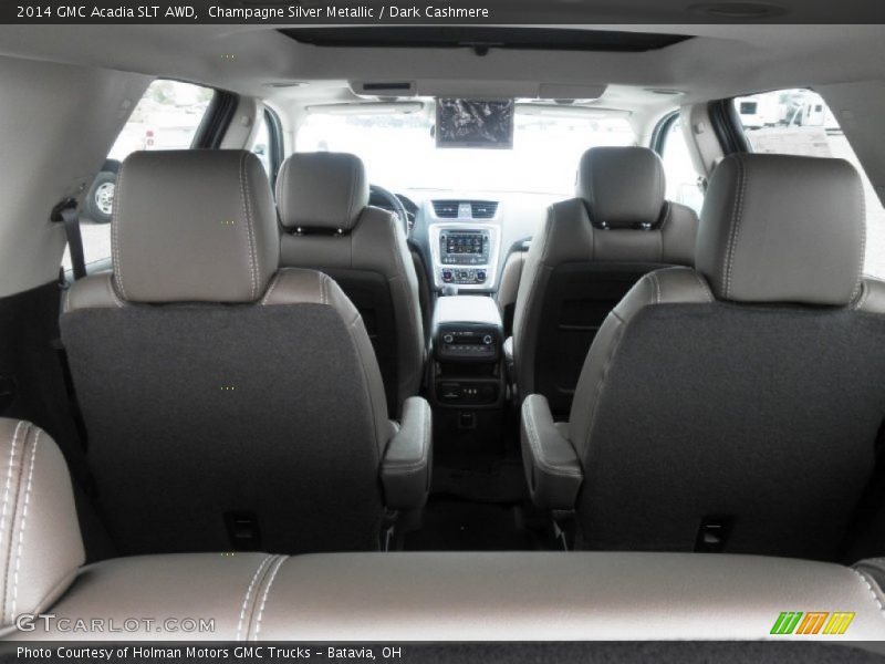 Champagne Silver Metallic / Dark Cashmere 2014 GMC Acadia SLT AWD