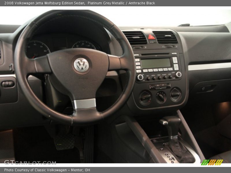 Dashboard of 2008 Jetta Wolfsburg Edition Sedan