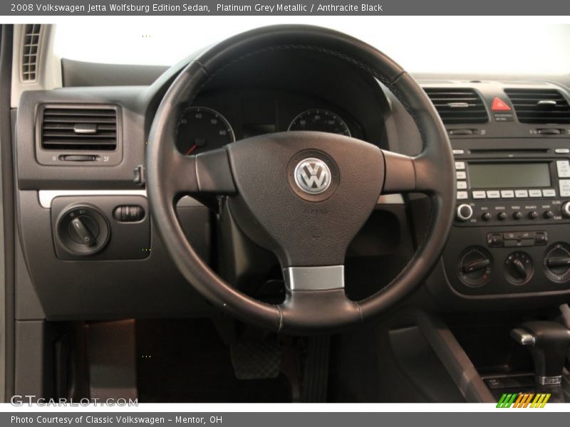  2008 Jetta Wolfsburg Edition Sedan Steering Wheel