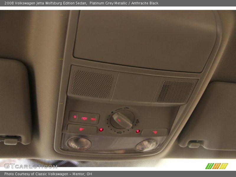 Platinum Grey Metallic / Anthracite Black 2008 Volkswagen Jetta Wolfsburg Edition Sedan