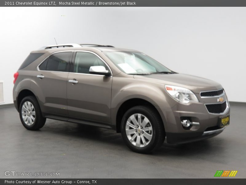 Mocha Steel Metallic / Brownstone/Jet Black 2011 Chevrolet Equinox LTZ