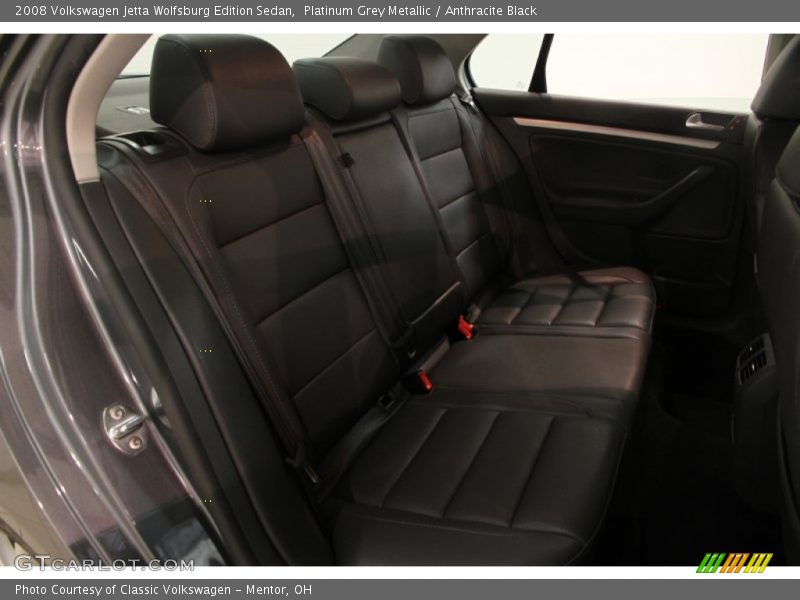 Platinum Grey Metallic / Anthracite Black 2008 Volkswagen Jetta Wolfsburg Edition Sedan
