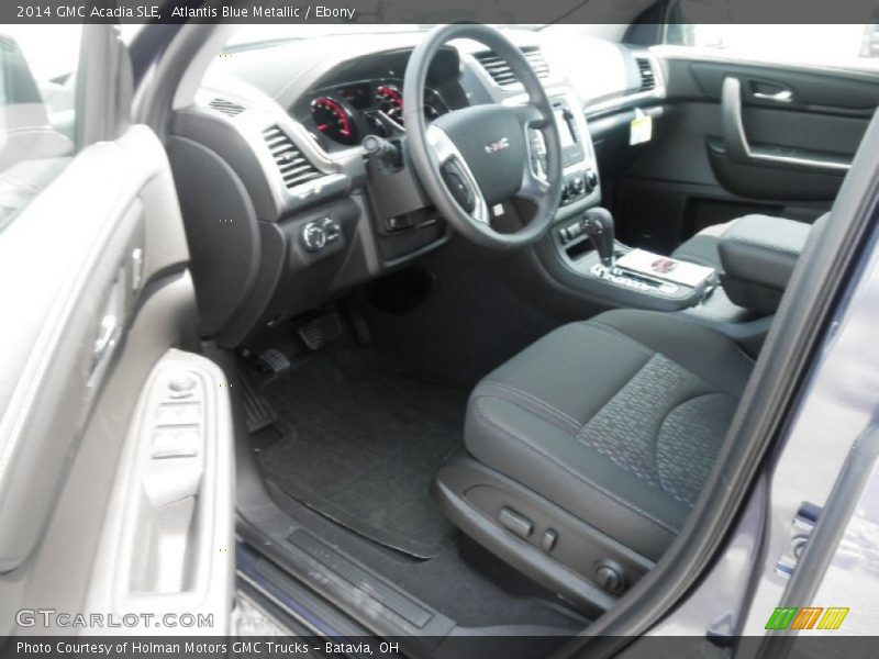 Atlantis Blue Metallic / Ebony 2014 GMC Acadia SLE