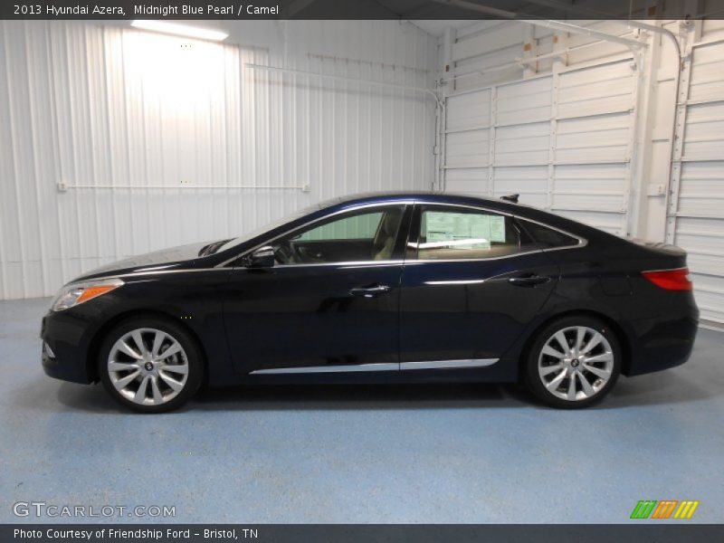 Midnight Blue Pearl / Camel 2013 Hyundai Azera