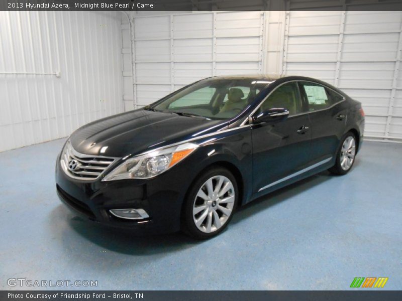 Midnight Blue Pearl / Camel 2013 Hyundai Azera