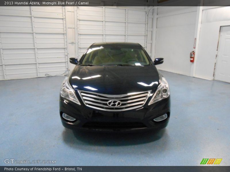 Midnight Blue Pearl / Camel 2013 Hyundai Azera