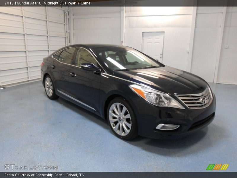 Midnight Blue Pearl / Camel 2013 Hyundai Azera