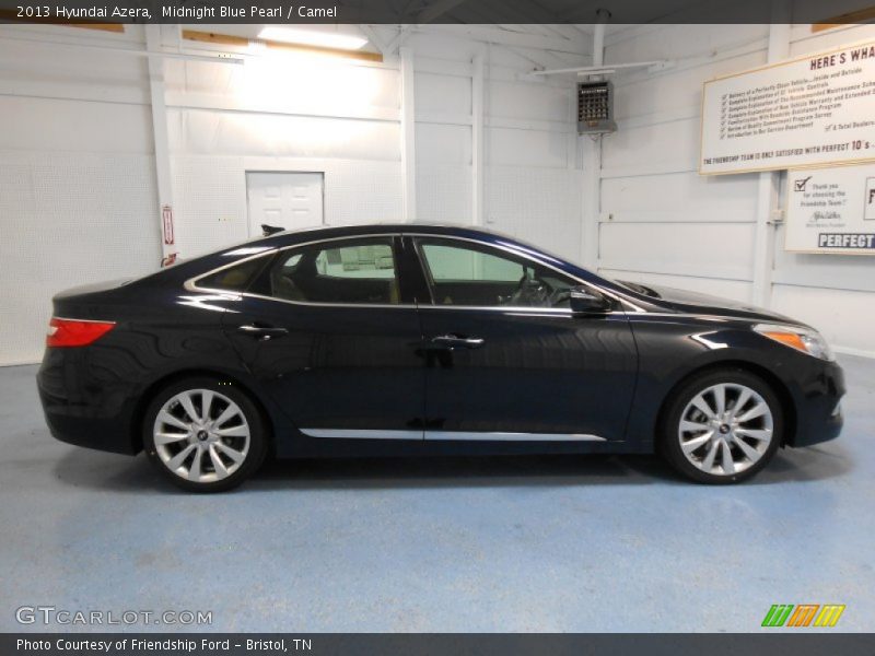 Midnight Blue Pearl / Camel 2013 Hyundai Azera