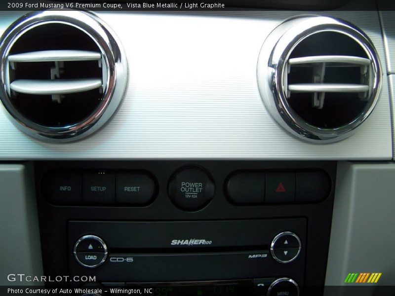 Vista Blue Metallic / Light Graphite 2009 Ford Mustang V6 Premium Coupe