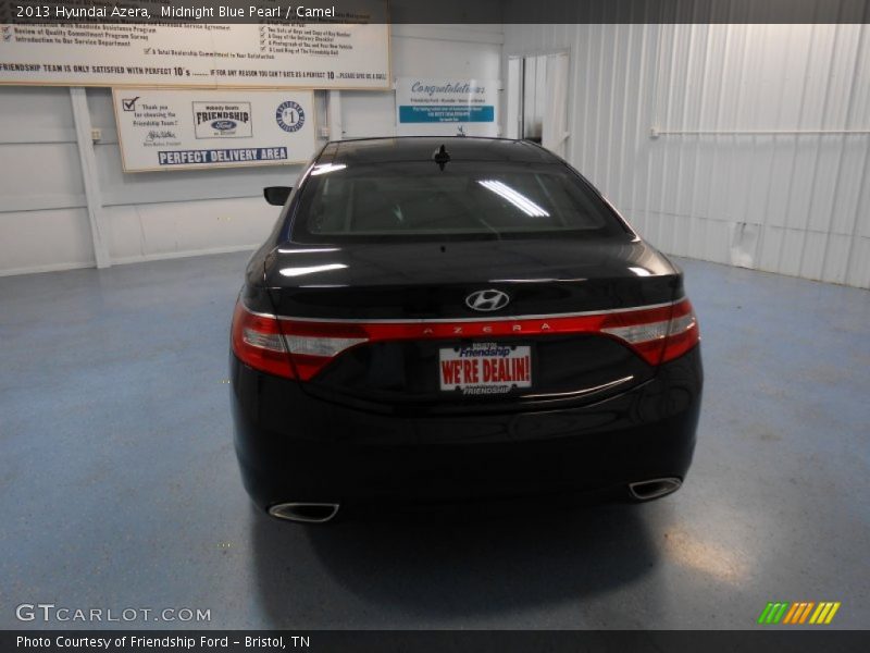 Midnight Blue Pearl / Camel 2013 Hyundai Azera