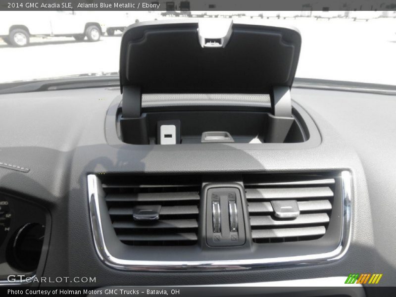 Atlantis Blue Metallic / Ebony 2014 GMC Acadia SLE