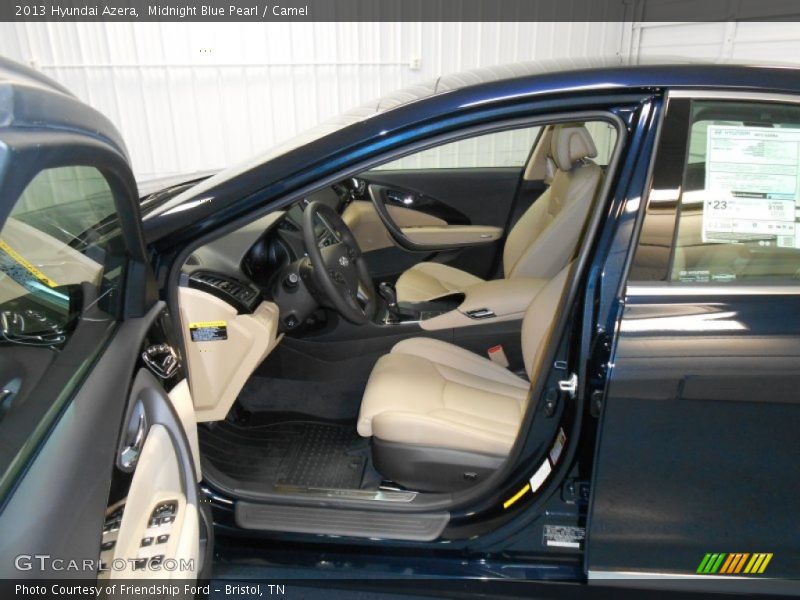 Midnight Blue Pearl / Camel 2013 Hyundai Azera