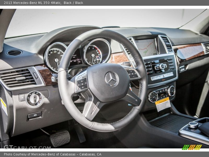 Black / Black 2013 Mercedes-Benz ML 350 4Matic