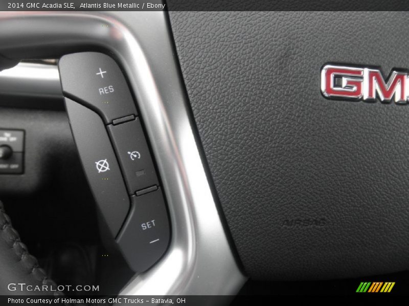 Atlantis Blue Metallic / Ebony 2014 GMC Acadia SLE