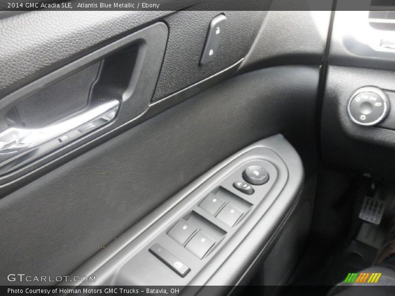 Atlantis Blue Metallic / Ebony 2014 GMC Acadia SLE