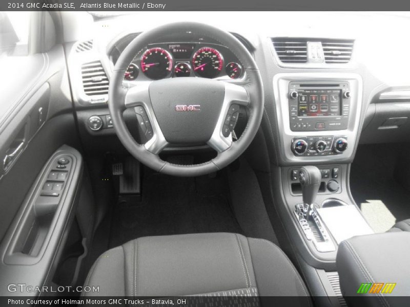 Atlantis Blue Metallic / Ebony 2014 GMC Acadia SLE